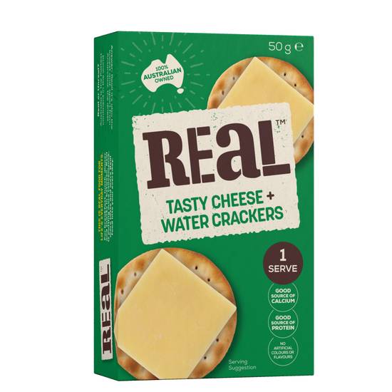 Real Dairy Tasty Cheese & Crackers 50g