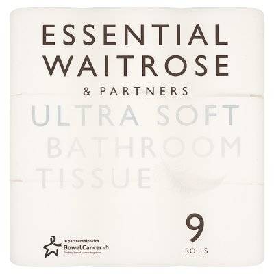 Waitrose & Partners Partners Essential Ultra Soft Bathroom Tissue