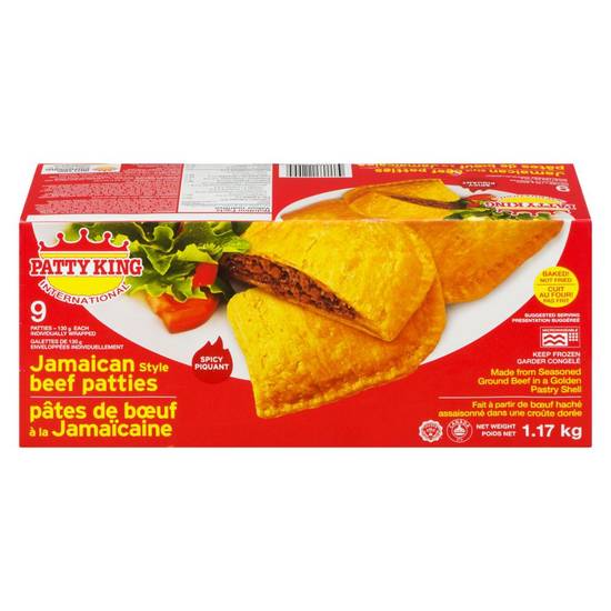 Patty King Spicy Hot Jamaican Beef Patties (1.2 kg)
