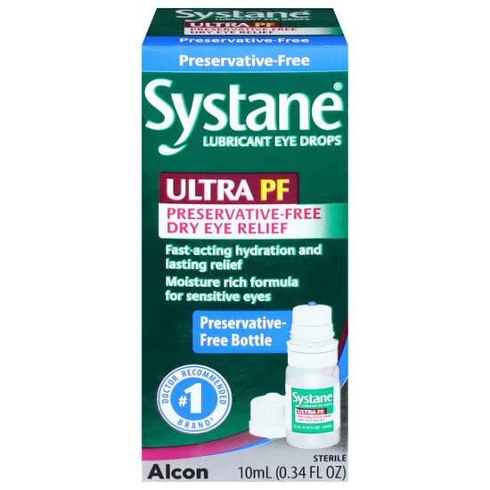 Systane Lubricant Eye Drops Ultra Pf