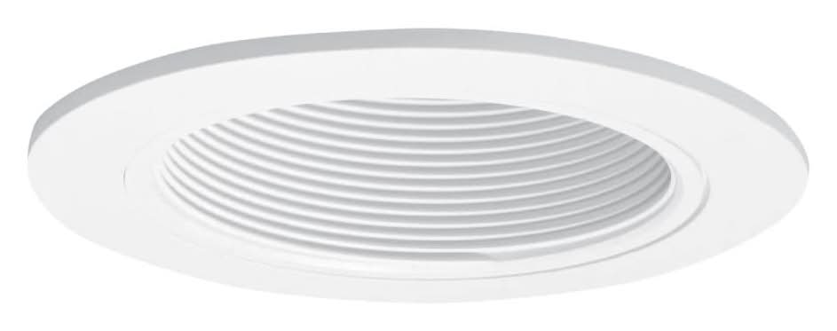Halo Coilex 4-in White Baffle Recessed Light Trim