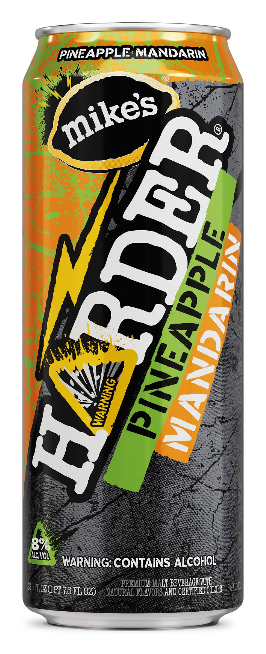 Mike's Harder Malt Beer, Pineapple Mandarin (23.5 fl oz)