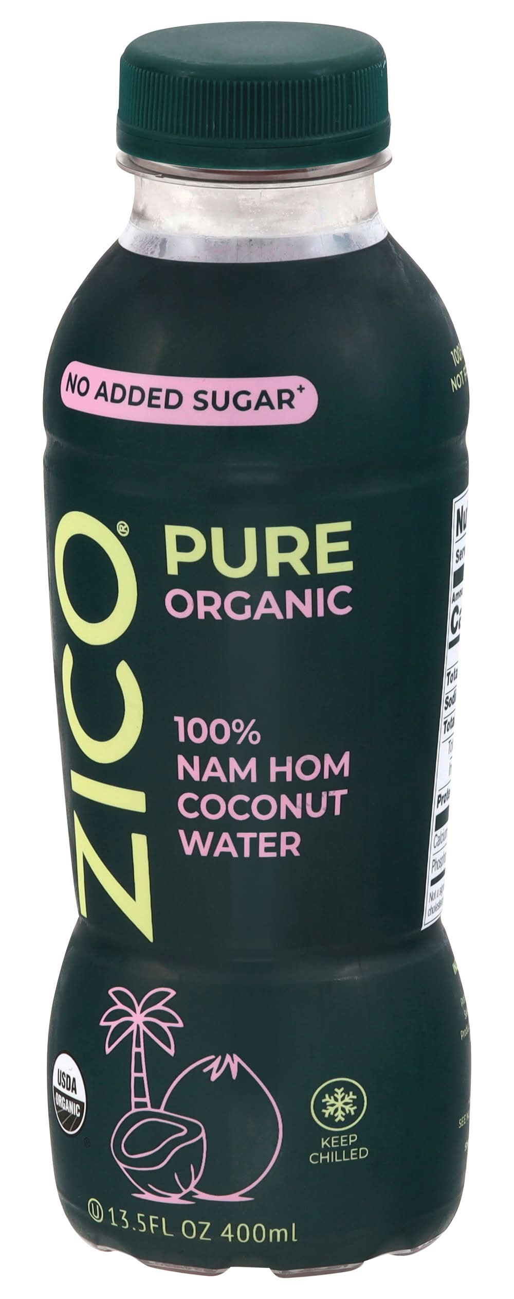 Zico Pure Organic 100% Nam Hom Coconut Water (13.5 fl oz