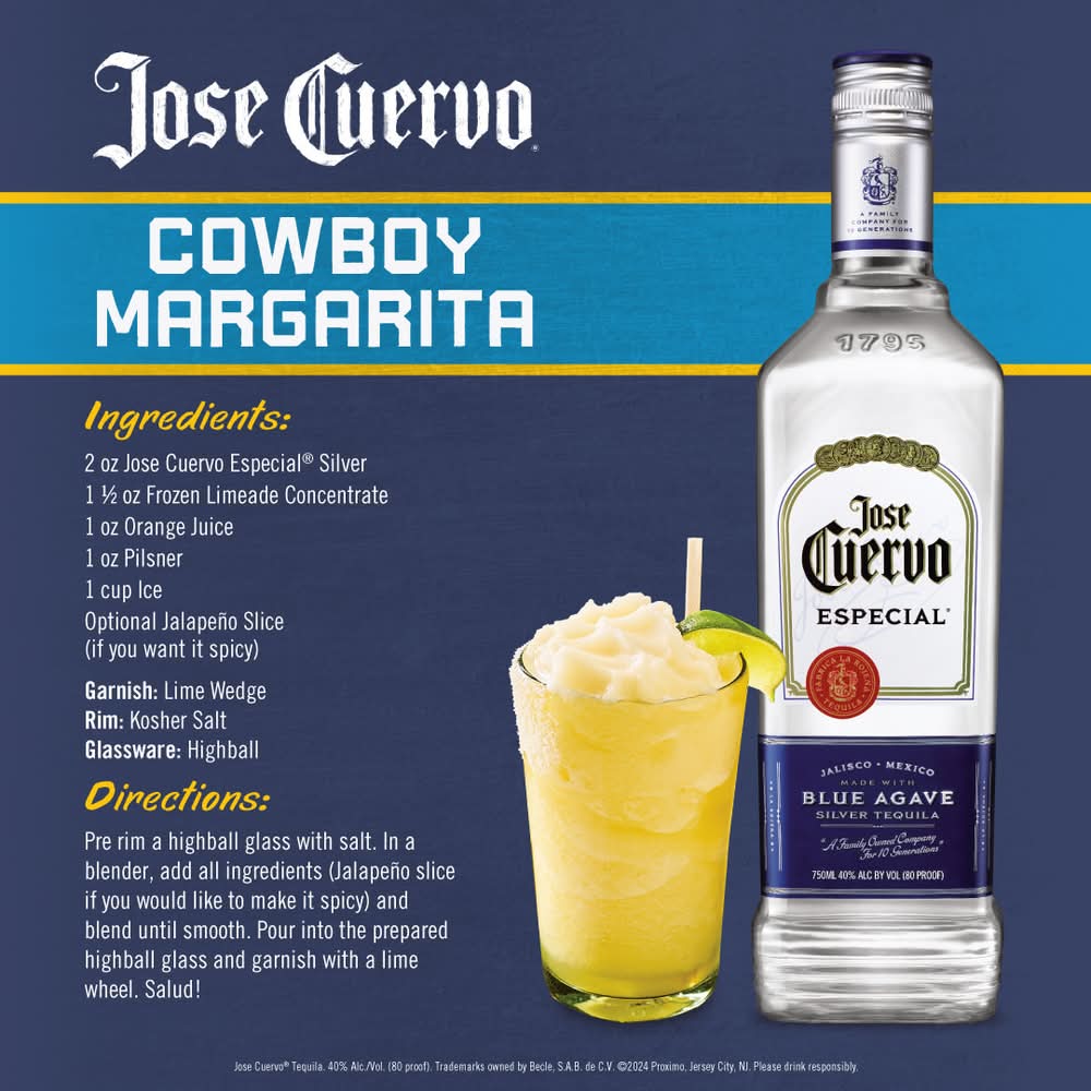 Jose Cuervo Especial Blue Agave Silver Tequila - Delivery in Under an Hour  | Liquor | Uber Eats