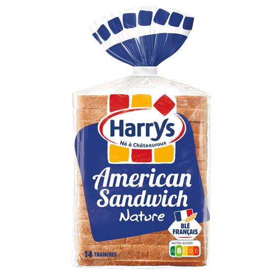 Pain de Mie American Sandwich Nature 550g HARRYS