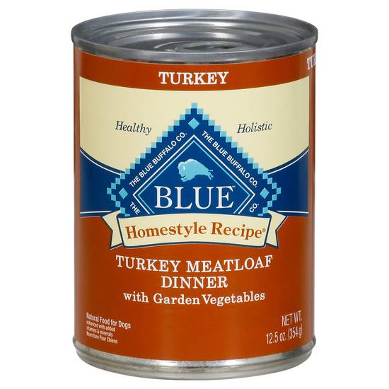 Blue Buffalo Homestyle Recipe Natural Turkey Meatloaf Dinner Food For Dogs