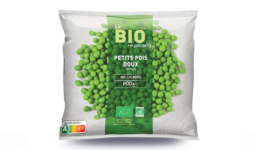 Petits pois bio, France ou Italie