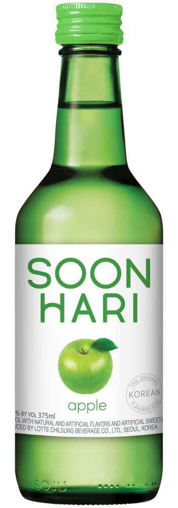 Soonhari The Original Flavored Soju, Apple (375 ml)