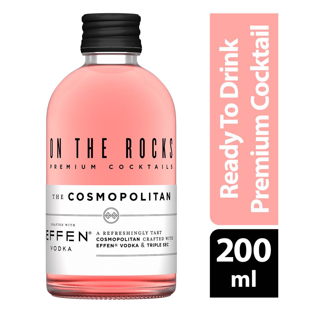 On The Rocks The Cosmopolitan Premium Cocktails (200 ml)