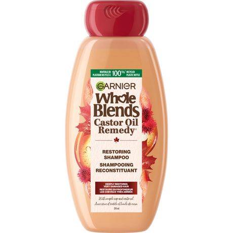 Garnier Whole Blends Castor Oil Remedy Shampoo (370 ml)