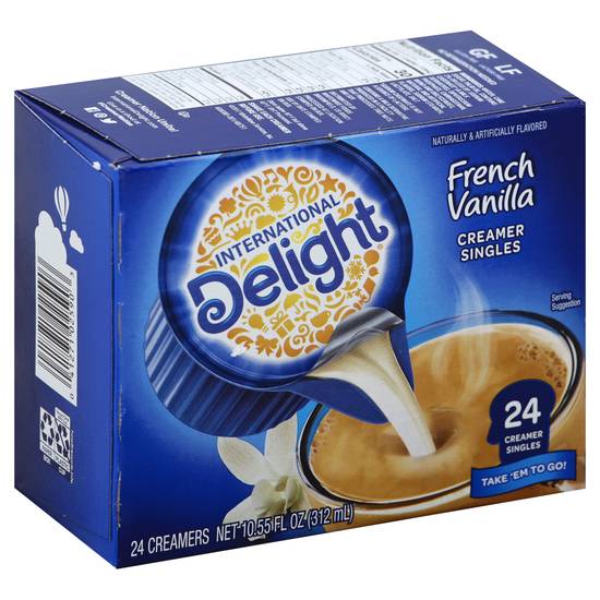 International Delight French Vanilla Coffee Creamer Singles (24 ct)