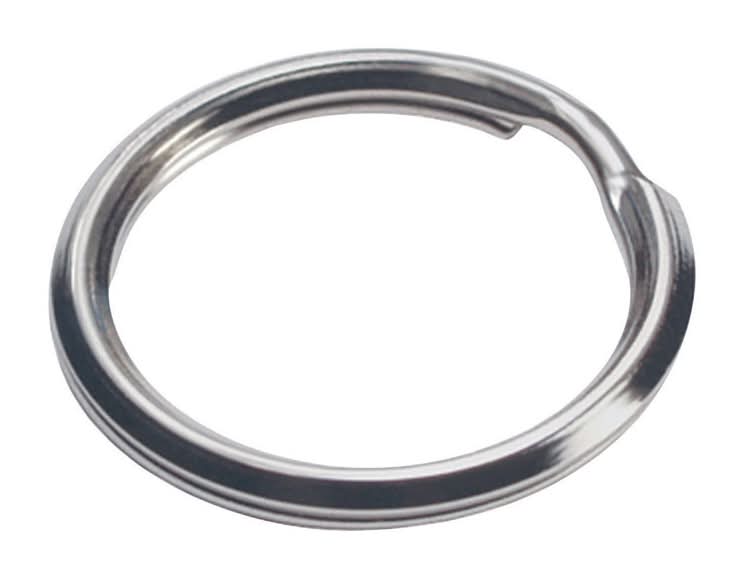 Hillman Tempered Steel Multicolored Split Rings/Cable Rings Key Ring