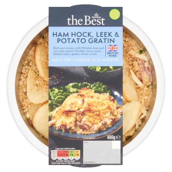 Morrisons The Best Ham Hock Leek & Potato Gratin (400g)