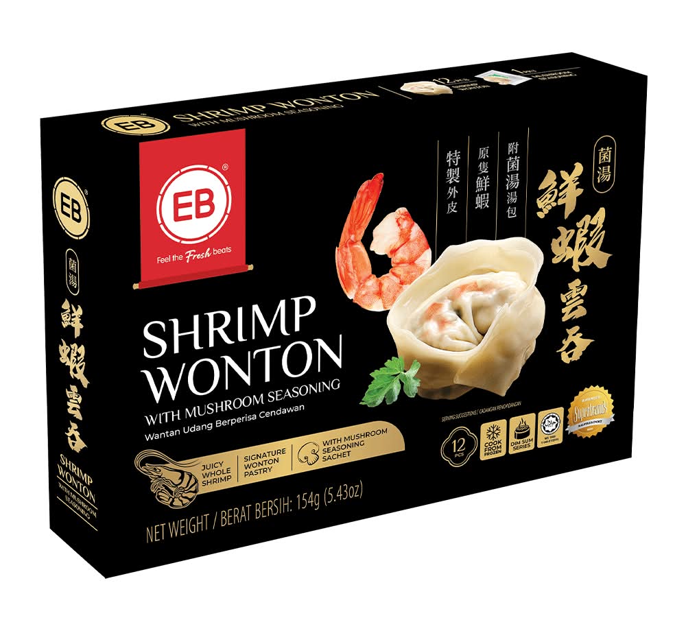 EB Shrimp Wonton with Mushroom Seasoning 154g