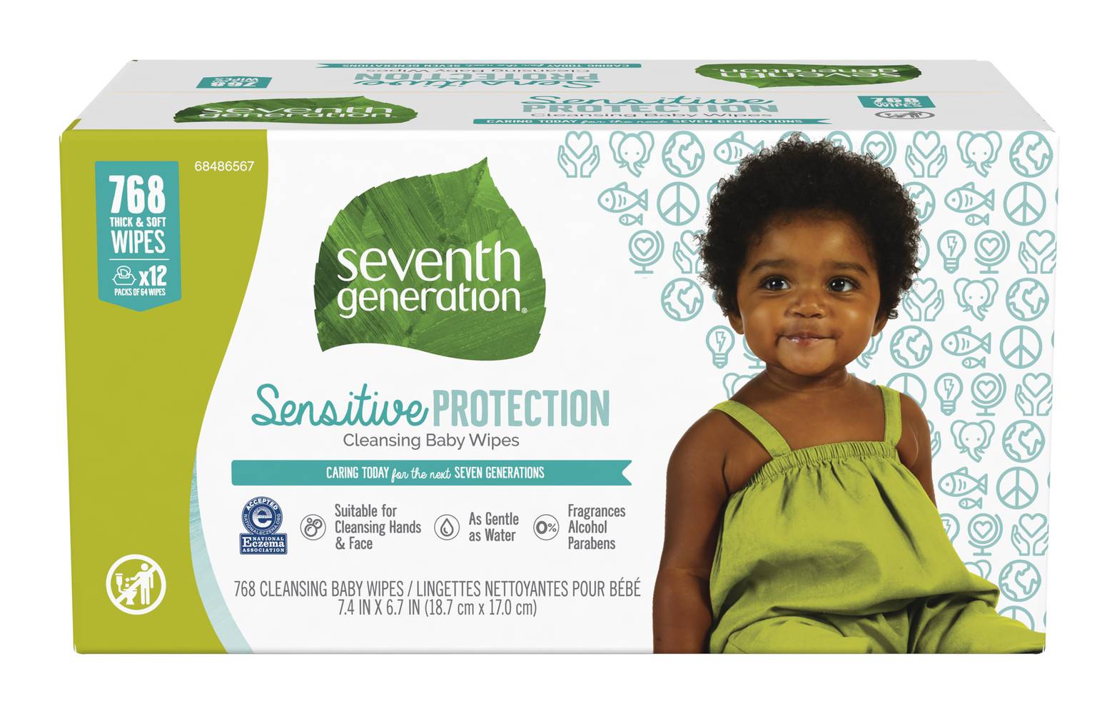 Seventh Generation Free & Clear Baby Wipes