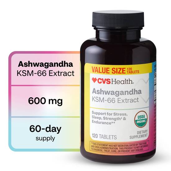 CVS Health Ashwagandha Tablets, 120 CT