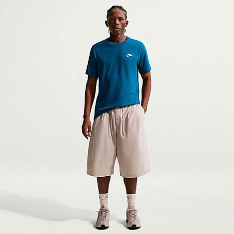 Nike Sportswear Club T-Shirt, Men, M, Court Blue-White