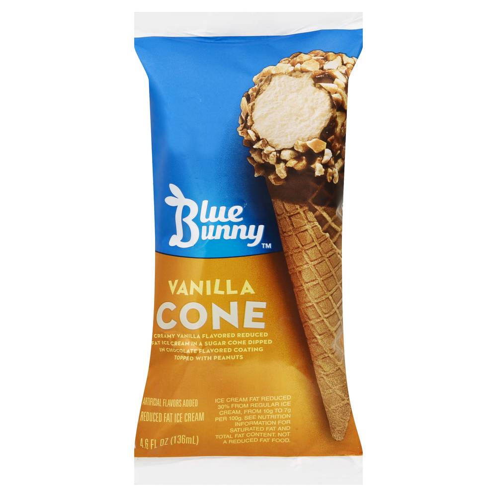 Blue Bunny Creamy Vanilla Cone Coated in Chocolate (4.8 oz)