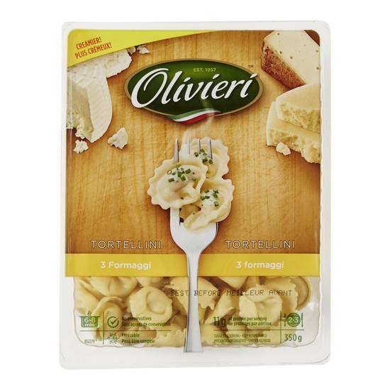 Olivieri trois fromages (15 ml) - tortellini with three cheeses (350 g)