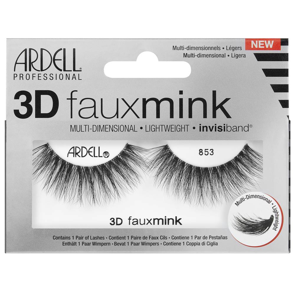 Ardell False Eyelashes 3D Faux Mink 853 (1 ct)