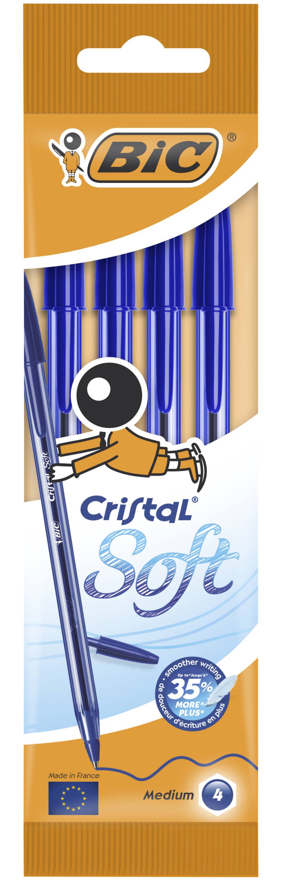 Esferográfica Cristal Soft de Tinta Azul