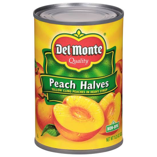 Del Monte Yellow Cling Peach Halves in Heavy Syrup