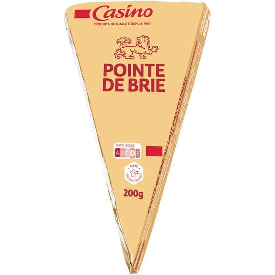 Casino pointe de brie fromage 200 g