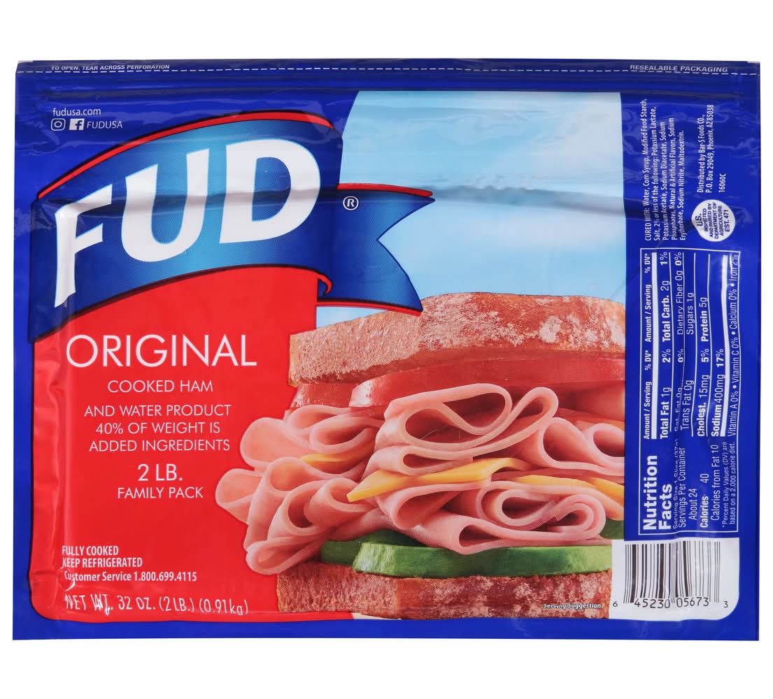 FUD Original Cooked Ham Family pack (32 oz)