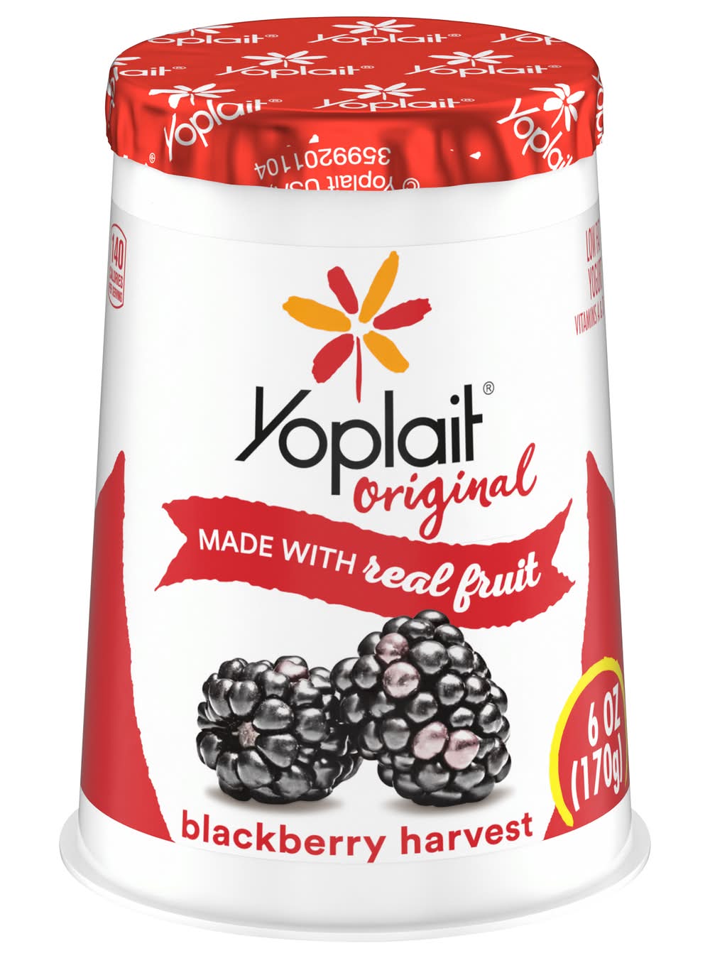 Yoplait Blackberry Harvest Lowfat Yogurt (6 oz)