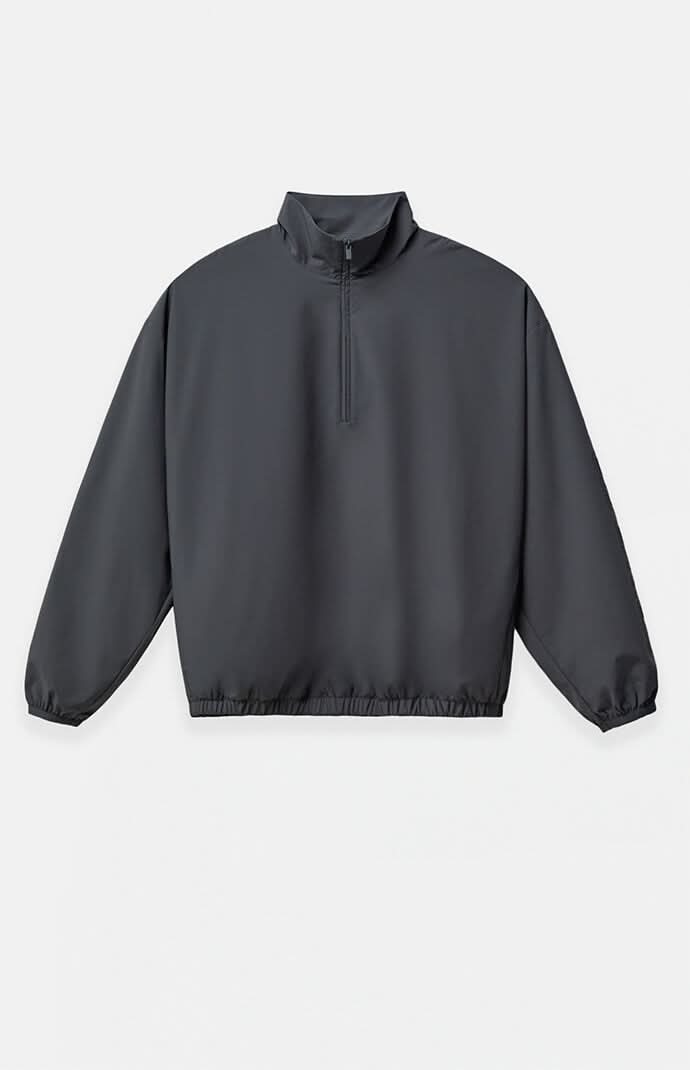 Fear of God Essentials Men's  Half-Zip Track Jacket Iron Gray XS