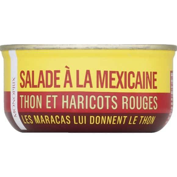 Monoprix Salade À La Mexicaine Thon Et Haricots Rouges La Boîte De 250 G