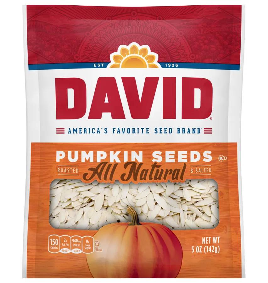 David Roasted Salted Pumpkin Seeds