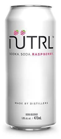NÜTRL Vodka Soda, Raspberry (473 ml)