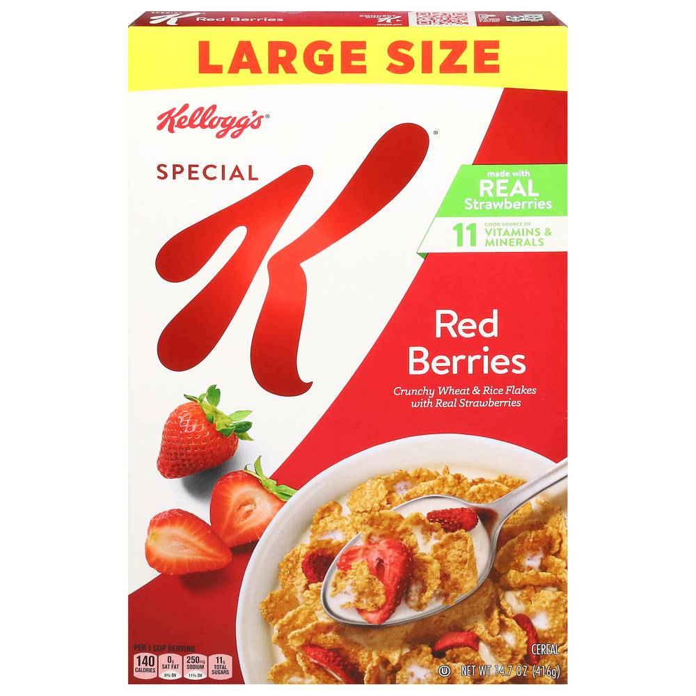 Special K Cereal Large Size, Berries (14.7 oz)