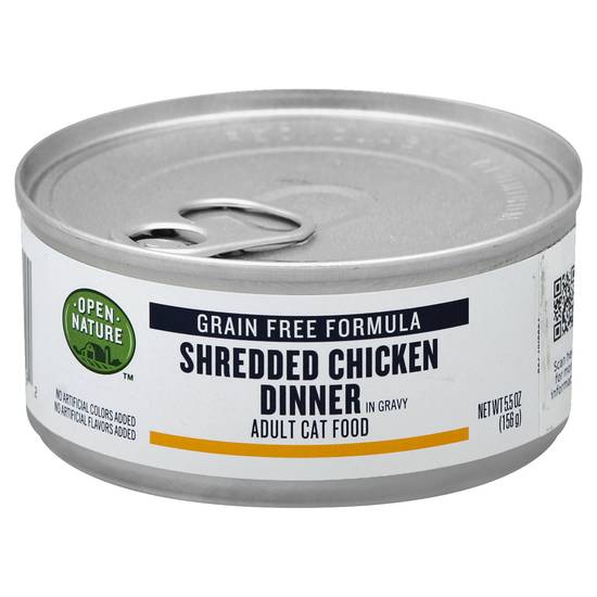 Open Nature Cat Food Adult Shredded Chicken Dinner