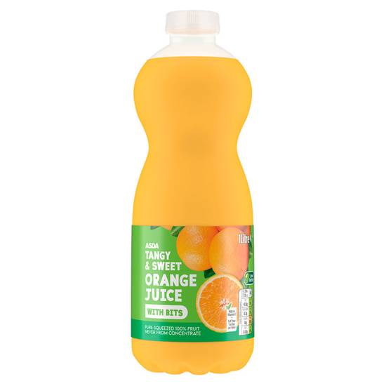 Asda Orange Juice with Bits 1 Litre