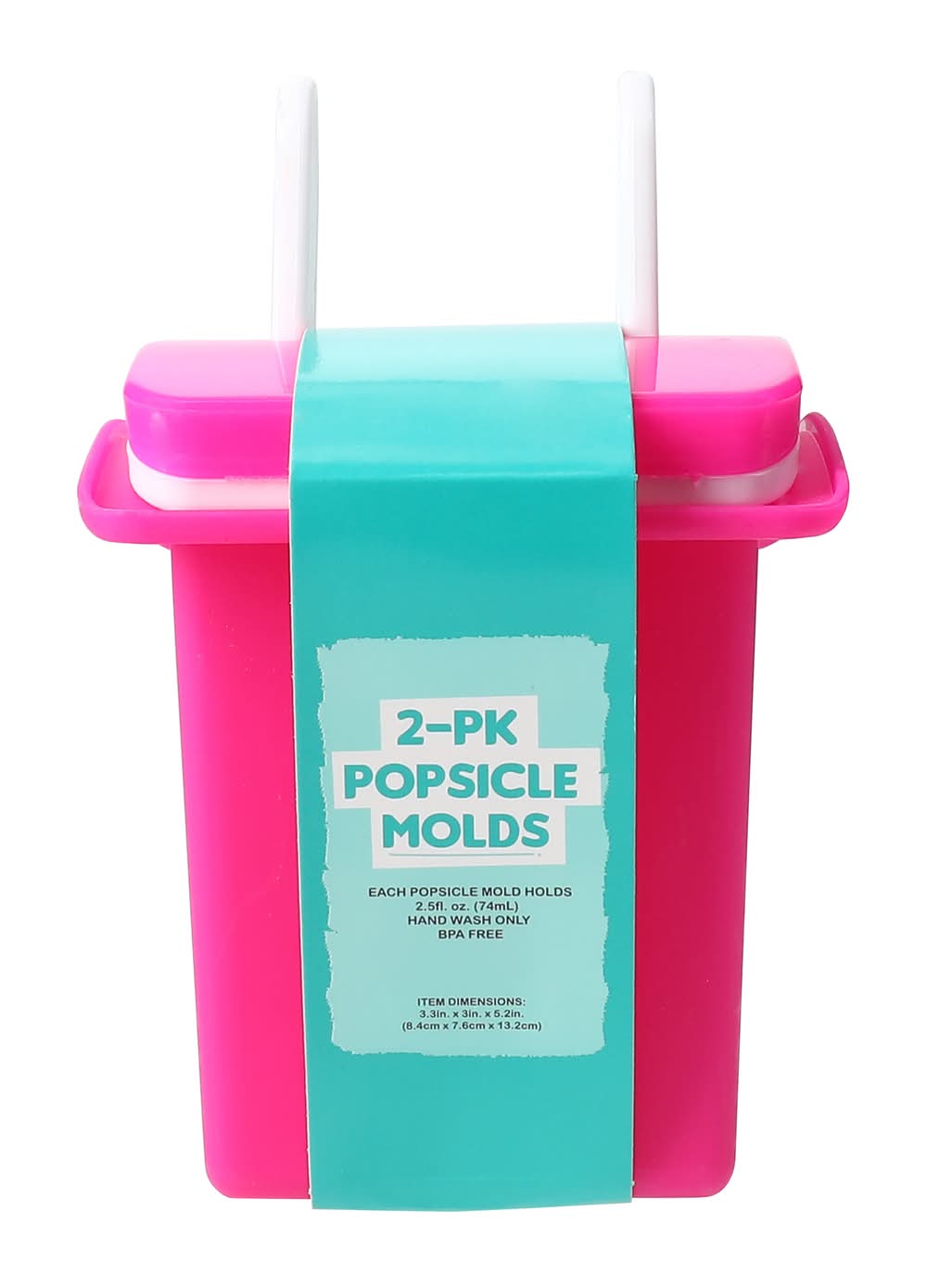 Fruit-Shaped Popsicle Molds 2-Count Dragonfruit