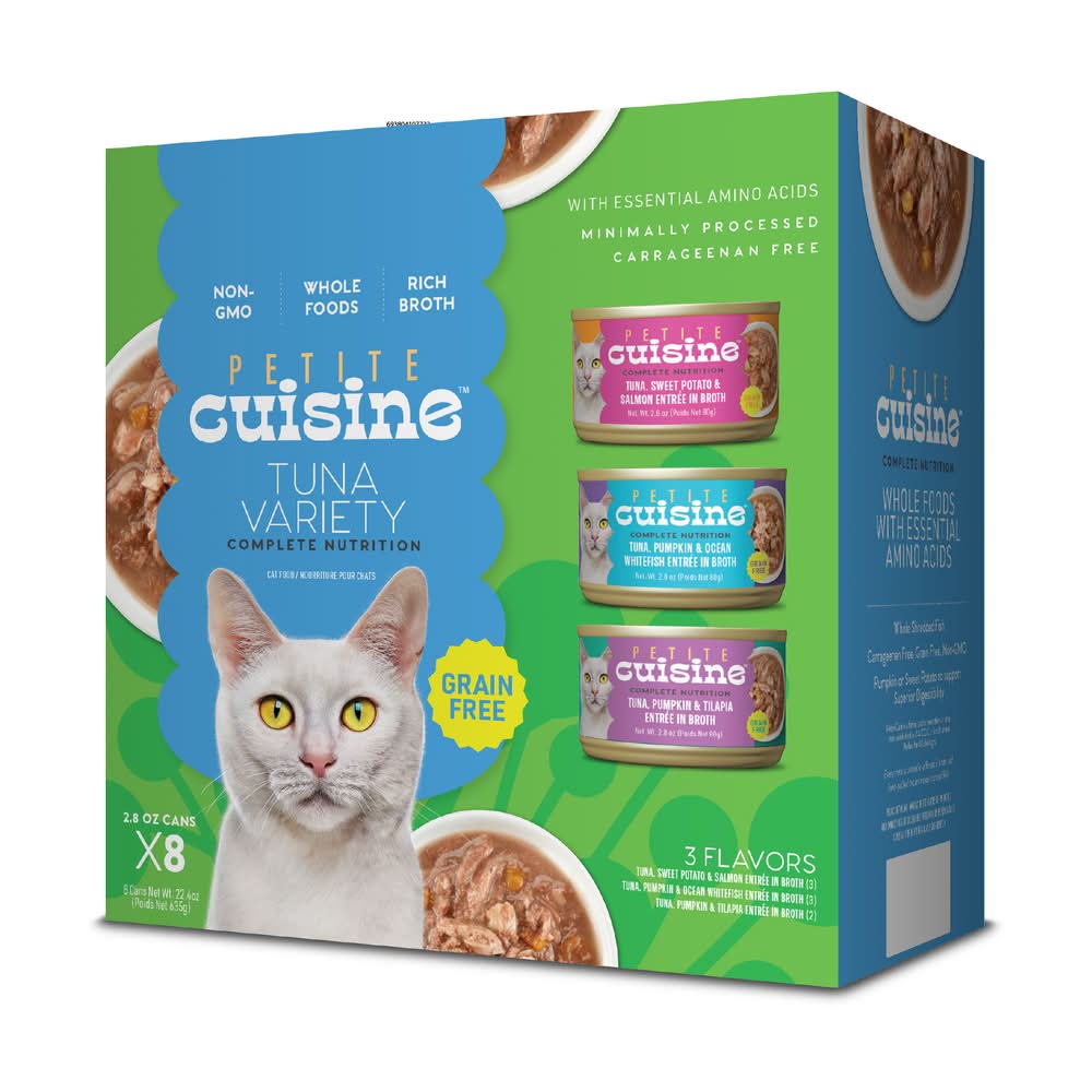 Petite Cuisine Whole Food Tuna Cat Food, Assorted (22.4 oz)