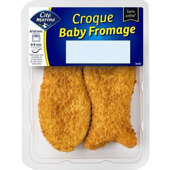 Cité Marine croque baby au fromage sans arête CITE MARINE 200g