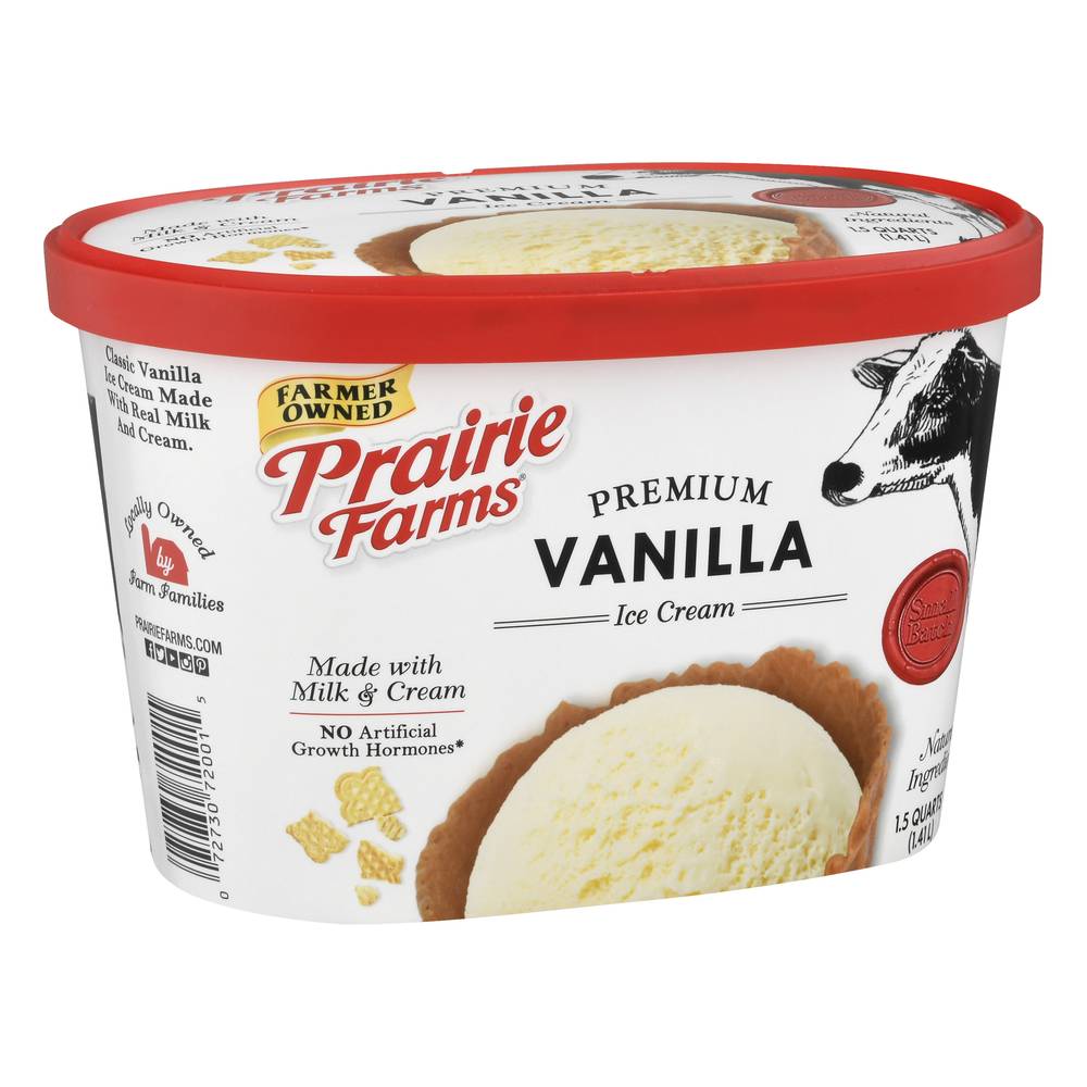 Prairie Farms Premium Ice Cream (vanilla)