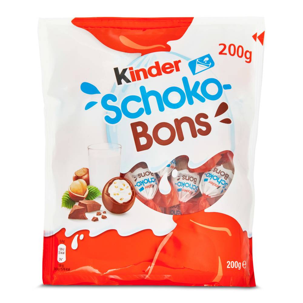 Huevos De Chocolate Relleno De Leche Y Avellanas Kinder Bolsa 200 G