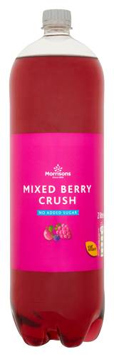 Morrisons Mixed Berry Crush No Added Sugar, 2L