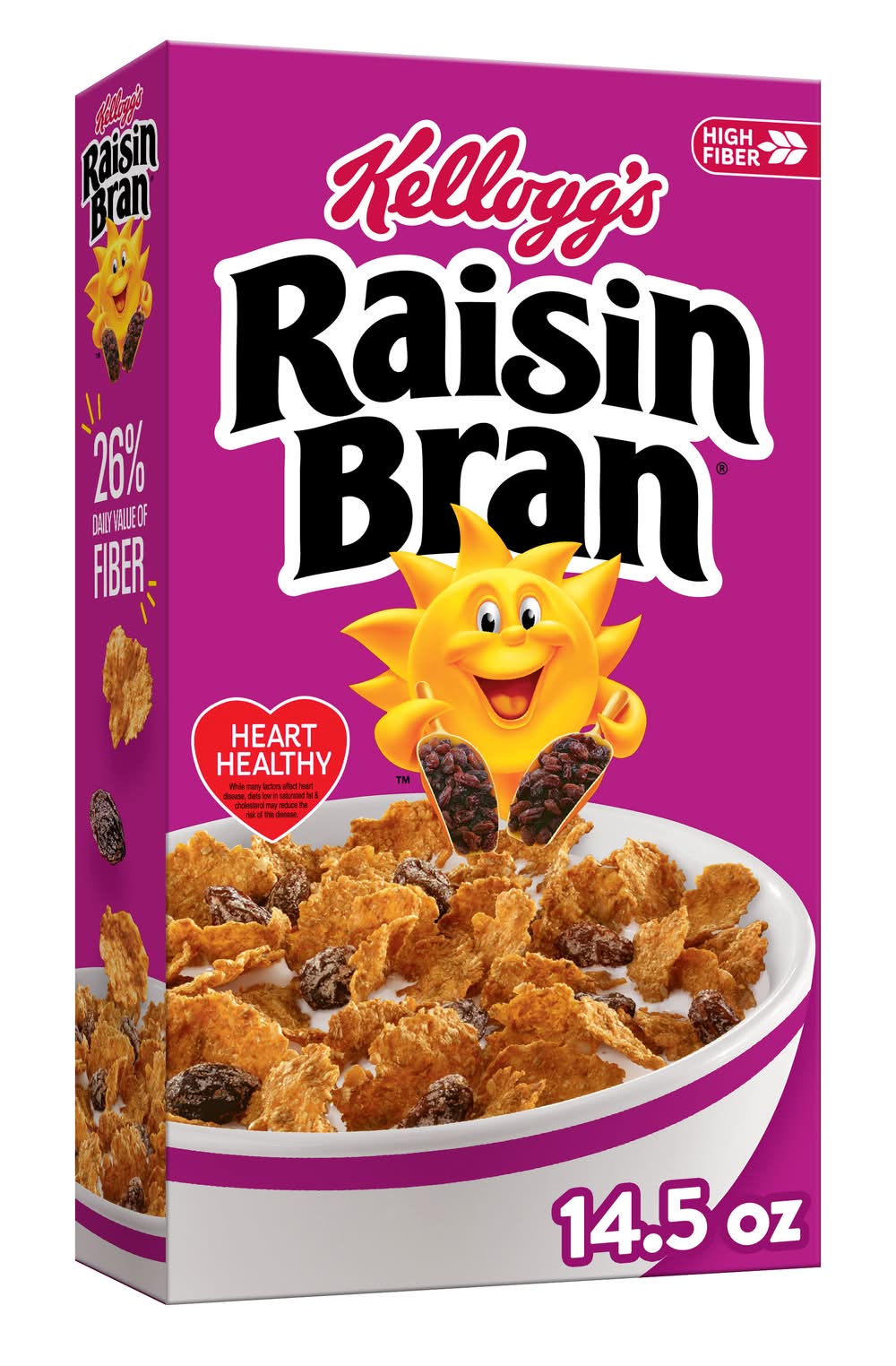 Raisin Bran Original High Fiber Cereal Breakfast (14.5 oz)