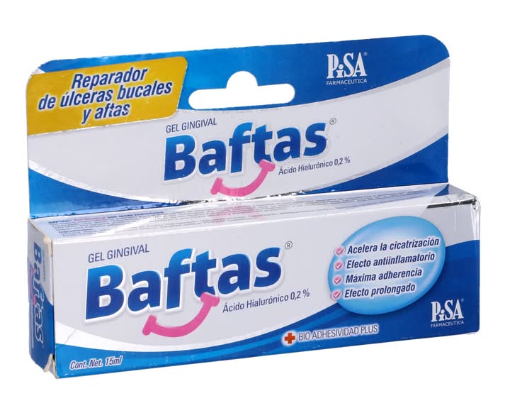 Baftas · Ácido hialurónico 0.2% gel gingival (15 ml)