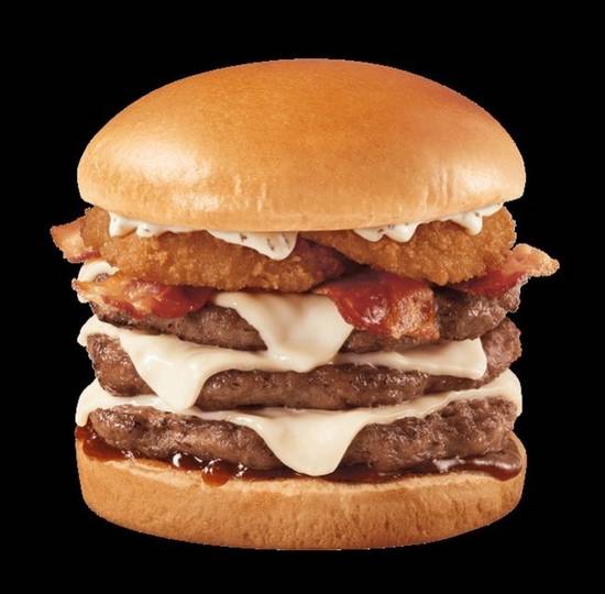 Backyard Bacon Ranch Burger (Triple)