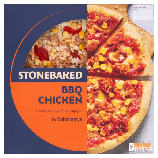 Sainsbury's Stonebaked Bbq Chicken Pizza (300g)