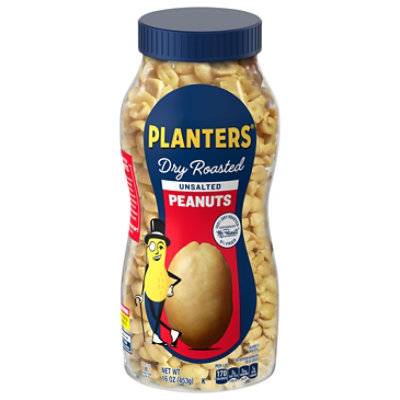 Planters Dry Roasted Unsalted Peanuts