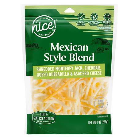 Nice! Mexican Style Blend Shredded Cheese