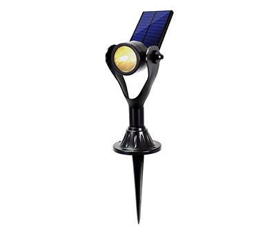 Multi-Purpose 60 Lumens Solar Spotlight Yard Stake