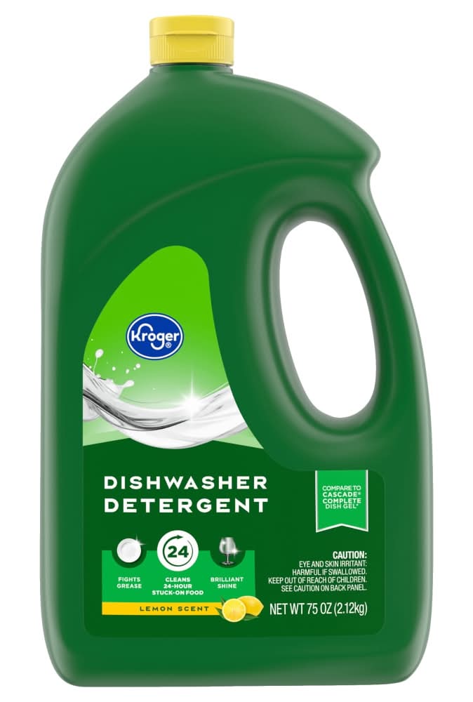 Kroger Dishwasher Detergent Gel, Lemon (75 oz)